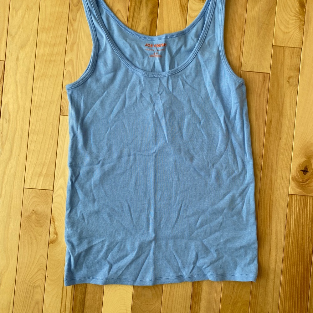 Joe Fresh Women's Light Blue Tank Top